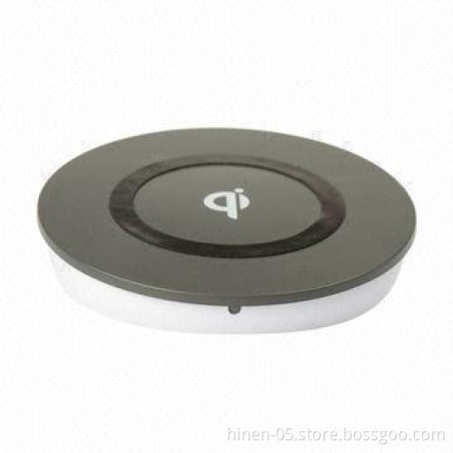 5W Wireless Charging Pad, Rounded Design Suitable for Various Mobile Phones with Different Shapes